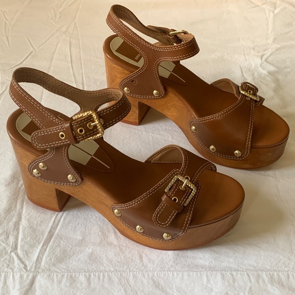 Dolce Vita Yandy Heels Cognac Leather US7.5 - Picture 7 of 13